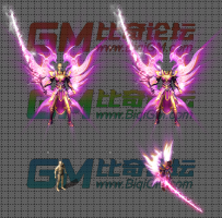 紫色光翼剑甲套TZ-200624-2